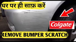 Bumper Scratch Remover Remove Car Bumper Scratches At Home Youtube