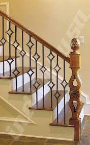 Wrought Iron Railings Stainless Steel Handrails Indital Usa Staircase Railing Design Staircase Design Modern Stair Railing Design