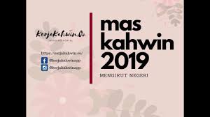 Kadar mas kahwin ikut negeri 2019 (serta kegunaan duit mas kahwin) bagi pasangan yang bakal bergelar pengantin baru, terdapat 1001 persediaan yang perlu dilakukan dan salah satu daripadanya ialah urusan di pejabat agama dan memastikan rukun nikah dipenuhi dengan baik. Kadar Mas Kahwin Kerjakahwin Co