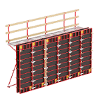 Steel formwork for concrete