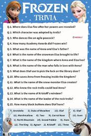 Oct 04, 2021 · a comprehensive database of more than 31 winx club quizzes online, test your knowledge with winx club quiz questions. 50 Disney Frozen Trivia Questions Answers Meebily