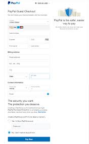 A paypal cash or paypal cash plus account is required for certain features, but not to have the paypal prepaid card. Can I Pay With A Credit Card Via Paypal Without Logging Into A Paypal Account Knowledgebase Webservio Inc