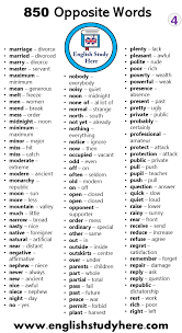 850 Opposite Words List In English English Study Here Another excellent feature of this book is the generous amount of background… the unusual configuration of the bow buoyancy tank creates a generous amount of stowage space under the foredeck for paddles, buckets, fishing. 850 opposite words list in english