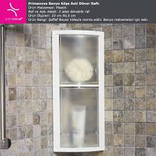 Banyo Kose Seti Doner Rafli Primanova Urun Malzemesi Plastik Raf Ve Aski Adedi 2 Adet Donebilir Raf Urun Olculeri 23 Cm 50 5 Cm Urun Reng Raf Urunler Banyo