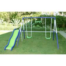 As your kids play, they will go on many adventures while strengthening their bodies and their minds. Supremesaver Swing N Slide Glider Metal Playset For Kids Swing Set Playground Swingset Outdoor Playsets Swings Play Slide Outside Toys Play Set Blue Green New Buy Online In Botswana At Botswana Desertcart Com Productid