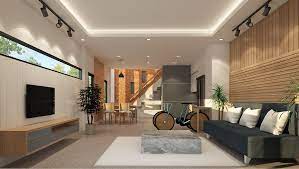 Tackling a ceiling repair or replacement for your next home project? How About A Modern Living Room Style For A Change Home Interior Design Modern Interior Design Interior Design Furniture