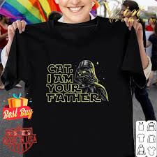 ^_^ he loves star wars, and darth vader especially, so i'm going to give this to me. Star Wars Darth Vader Cat I Am Your Father S Day Shirt Hoodie Sweatshirt Longsleeve Tee
