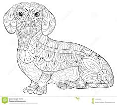 Dachshunds Coloring Pages Easy To Color In 2020 Dog Coloring Page Dachshund Colors Dog Coloring Book
