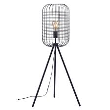 Stehleuchte Fabio 95cm Kafig Design Schwarz 88043