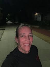 Runner completes unofficial half marathon outdoors