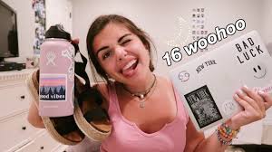 Mega original items what to ask for on your birthday. What I Got For My 16th Birthday Youtube