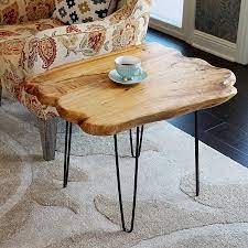 Home → welcome to woodslabs.com. Amazon Com Welland Natural Edge Coffee Table Small Hairpin Coffee Table Natural Wood End Table Wood Slab Table 28 L X 20 W X 20 5 T Furniture Decor