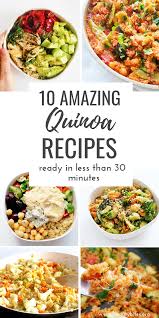 Check spelling or type a new query. 10 Healthy Quinoa Recipes That Take 30 Minutes Or Less Beauty Bites