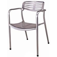 Marquee Silver Aluminium Cafe Chair Chair Cafe Chairs Outdoor Chairs