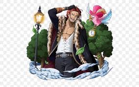 Shanks is a former member of the legendary roger pirates, the only pirate band to successfully conquer the grand line. Shanks One Piece Treasure Cruise Monkey D Luffy Dracule Mihawk Trafalgar D Water Law Png 640x512px