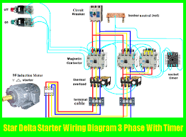 But the power is independent of the circuit arrangement of the three phase system. Star Delta Starter Wiring Diagram 3 Phase With Timer Electrical And Electronics Technology Degree