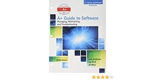 Prepare students for success as professional it support technicians with a+ guide to software. A Guide To Software Loose Leaf Version Andrews Jean 9781337684378 Amazon Com Books