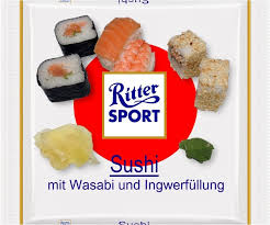 Ritter Sport Fake Schokolade Sushi Ritter Sport Ritter Sport Schokolade Ritter