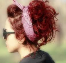 Red Hair Rockabilly Bandana Hair Red Rockabilly Frisuren Rockabilly Frisur Retro Frisuren