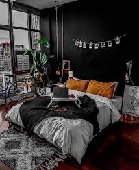 غرف نوم اسود Aesthetic Bedroom Home Decor Bedroom Modern Bedroom