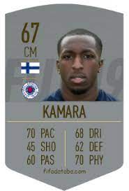 Oct aboubakar kamara fifa 21 frankreich. Glen Kamara Fifa 19 Rating Card Price