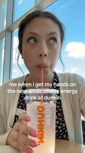 already the third one this week. , Try the NEW Arctic Cherry Energy at  Dunkin’ today!, (order ahead with Grubhub), #TigerHospitality