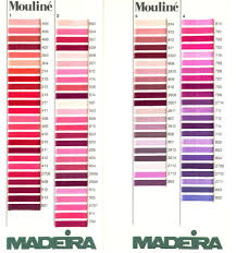 Thread Colour Charts Madeira Mouline Stranded Cotton Thread