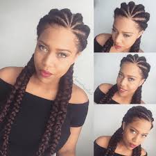 Women of all ages wear ghana braids, and it can look cute as well as fierce this braid looks very natural with the hues of dark black and dark brown shades. Samanthapollack Ghana Braids Natural Hair Mag