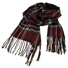The red plaid scarf is in fact a traditional maasai blanket that a girlfriend brought back with her from kenya. Burgundy Yellow White Green Tartan Checked Scarf From Ties Planet Uk