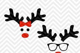 Download Free Reindeer Christmas Girl Boy Bow Glasses Cute Svg And Dxf Cut File Png Download File Cricut Silhouette Crafter File Free Christmas Svg Files For Commercial Use 3D SVG Files Ideas | SVG, Paper Crafts, SVG File