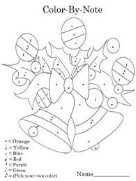 Then complete this worksheet by naming each note correctly, and by coloring each note the same color as it was colored at the top of the worksheet. Christmas Music Activity Color By Note Music Coloring Pages Updated Christmas Music Activities Music Worksheets Music Theory Worksheets