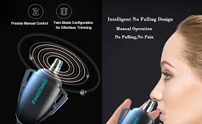 Amazon.com: FREHOMEE Manual Nose Hair Trimmer for Man & Woman,No Battery  Required,Trimmer for Nose,Ear,Moustache and Whiskers  Hair,Waterproof,Stainless Steel with Brush,Nasal Clippers (4-Black) :  Beauty & Personal Care