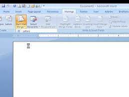 Mail Merge In Microsoft Office Word 2007 In 2021 Microsoft Office Word Mail Merge Office Word