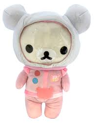 Fly Me To The Moon Little Buddy Super Soft Cuddly And Cute Korilakkuma Is Rilakkuma S Companion On This Trip To The St Bear Plush Toy Bear Plush Plush Toy