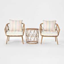 70 Outdoor Furniture Pieces That Are On Sale This Memorial Day Conversation Set Patio Blue Patio Furniture Wicker Side Table
