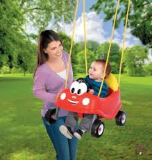 Little Tikes Swing Set Red Car Baby Toddler Seat Outdoor Toys Backyard Fun Play Baby Swing Outdoor Outdoor Baby Toys Outdoor Baby