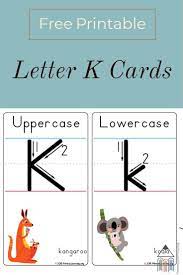 Alphabet Letter K Cards Primarylearning Org Kids Writing Free Homeschool Resources Letter K