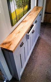 Add 1 inch and cut two pieces of mdf to this width and the same height as the front cover. Made To Measure Bespoke Grey Radiator Cover With Storage Grey Radiator Covers Radiator Cover White Radiator Covers