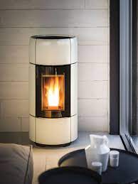 By steadily feeding fuel from a storage container (hopper) into a burn pot area, it produces a constant flame that requires little to no physical adjustments. Corner Stoves Mcz