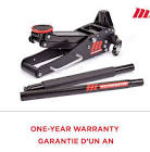 Hybrid Aluminum & Steel Garage Jack, 3-Ton Motomaster