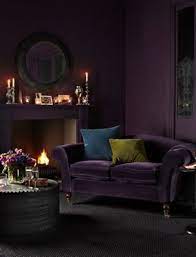 Dark Living Room Purple Living Room Dark Living Rooms Moody Living Room