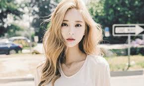 Korean Blonde Blonde Hair Girl Blonde Hair Korean Beauty