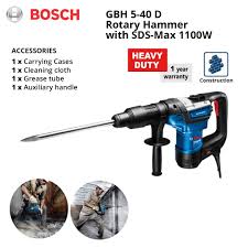 Check spelling or type a new query. Bosch Gbh 5 40 D Rotary Hammer With Sds Max 1100w