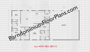 View interior photos & take a virtual home tour. Levi 4 Bedroom 40 Foot Wide Barndominium Plan Versions Barndominiumfloorplans