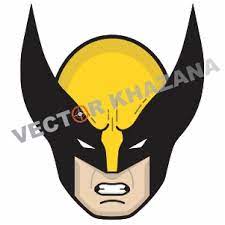 Face Wolverine Logo Vector Vector Logo Wolverine Vector