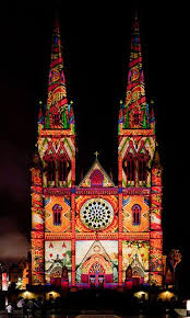 Vivid Sydney 2010 St Mary S Cathedral Australia Cathedral Beautiful Places