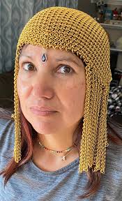 What would you call this chain maille headdress?