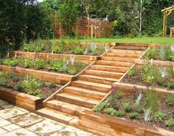 The Grass Is Always Greener On The Other Side Of The Fence Expansion Of Idea Hillside Garden Sloped Backyard Landscaping Sloped Garden Vegetable Garden Design Sloped Backyard In 2020 Sloped Garden Sloped Backyard Landscaping Sloped Backyard