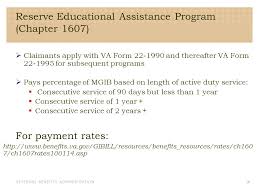 Veterans Benefits Administration Overview Of Education
