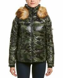 Details About S13 Womens Kylie Faux Fur Trim Puffer Jacket